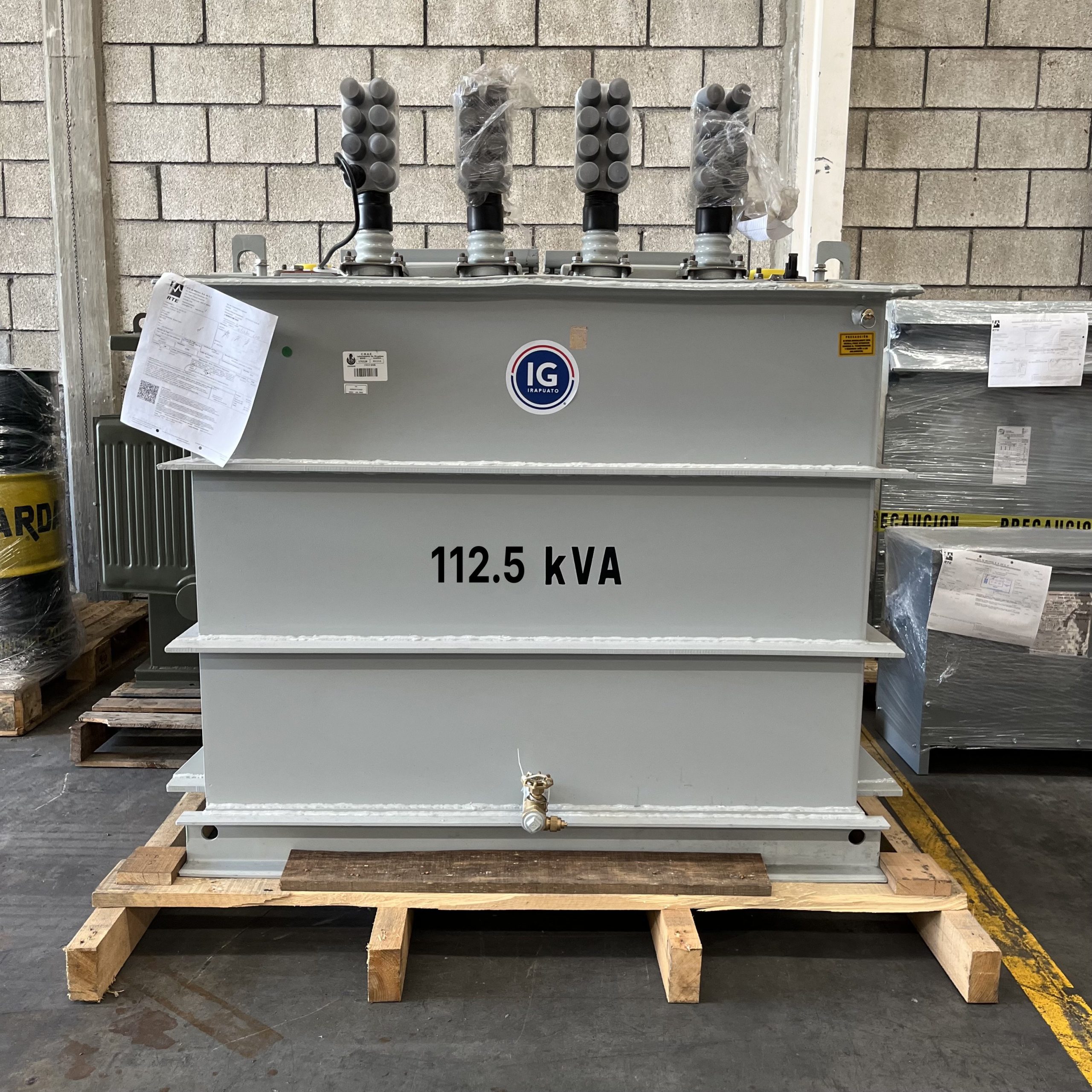 Transformador Sumergible Trifasico IG 112.5 KVA 13200YT/7620V • RTE