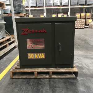 Transformador Zetrak 30 KVA Pedestal Trifasico 13200v 220/127
