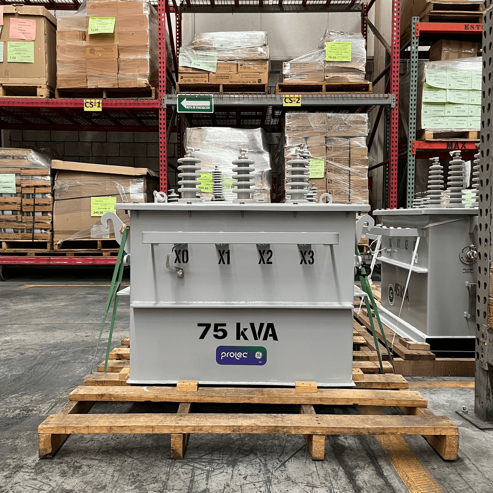 transformador prolec 75 kva