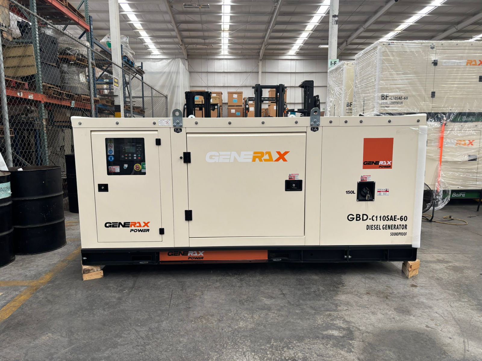 Generador Eléctrico 350 KW Diesel Marca Generax 220 V Con Caseta Nuevo