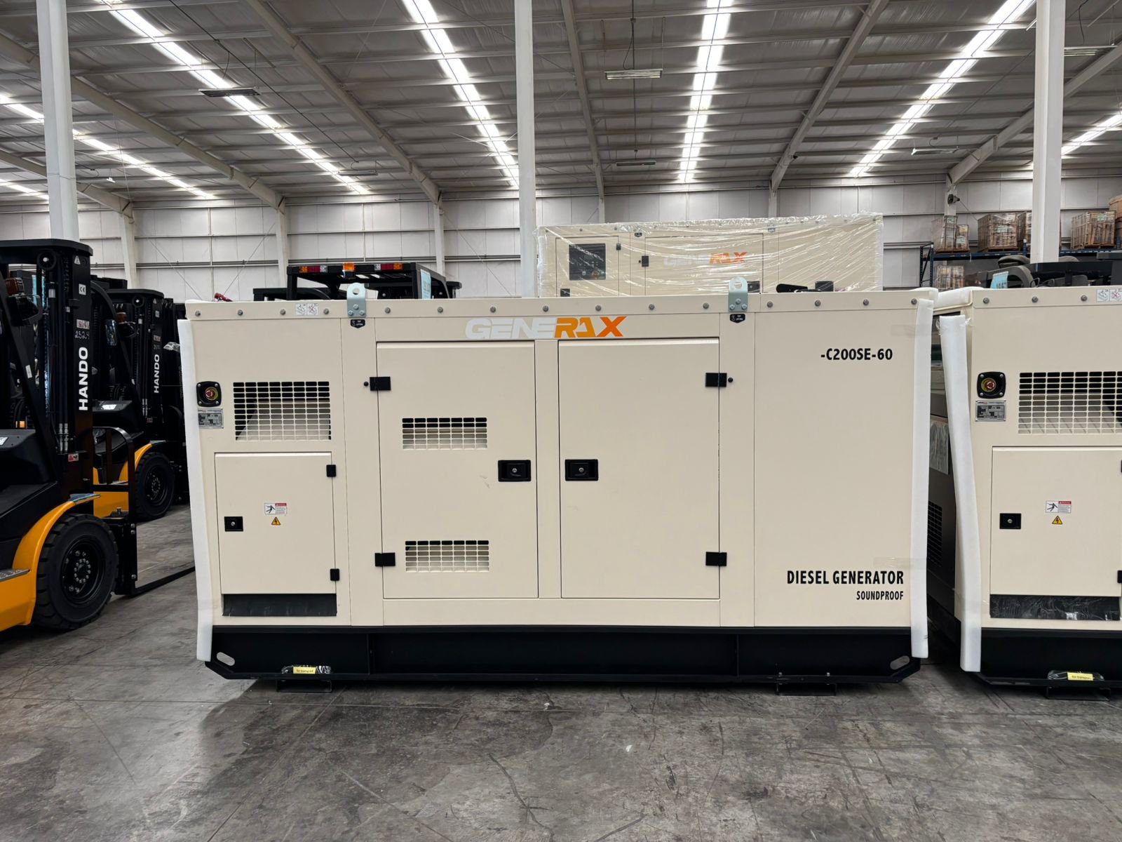 Generador Eléctrico 200 KW Diesel Marca Generax 220 V Con Caseta Nuevo